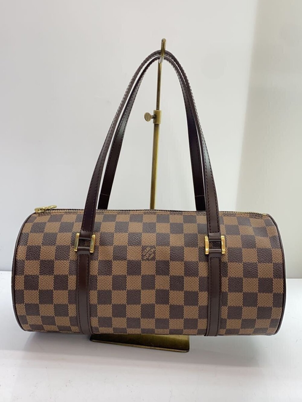 Louis Vuitton Drum Bag Papillon Damier Ebene Brown